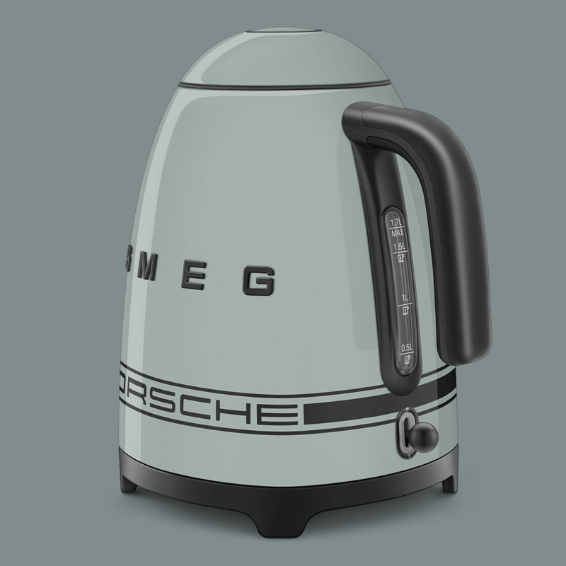 Ηλεκτρική κανάτα SMEG KLF03PSGEU, 2400 W, 1,7 λίτρα, βάση 360°, γυαλιστερό φινίρισμα, πράσινο