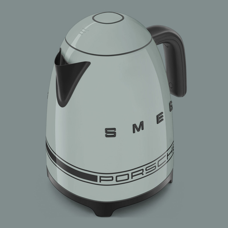 Ηλεκτρική κανάτα SMEG KLF03PSGEU, 2400 W, 1,7 λίτρα, βάση 360°, γυαλιστερό φινίρισμα, πράσινο