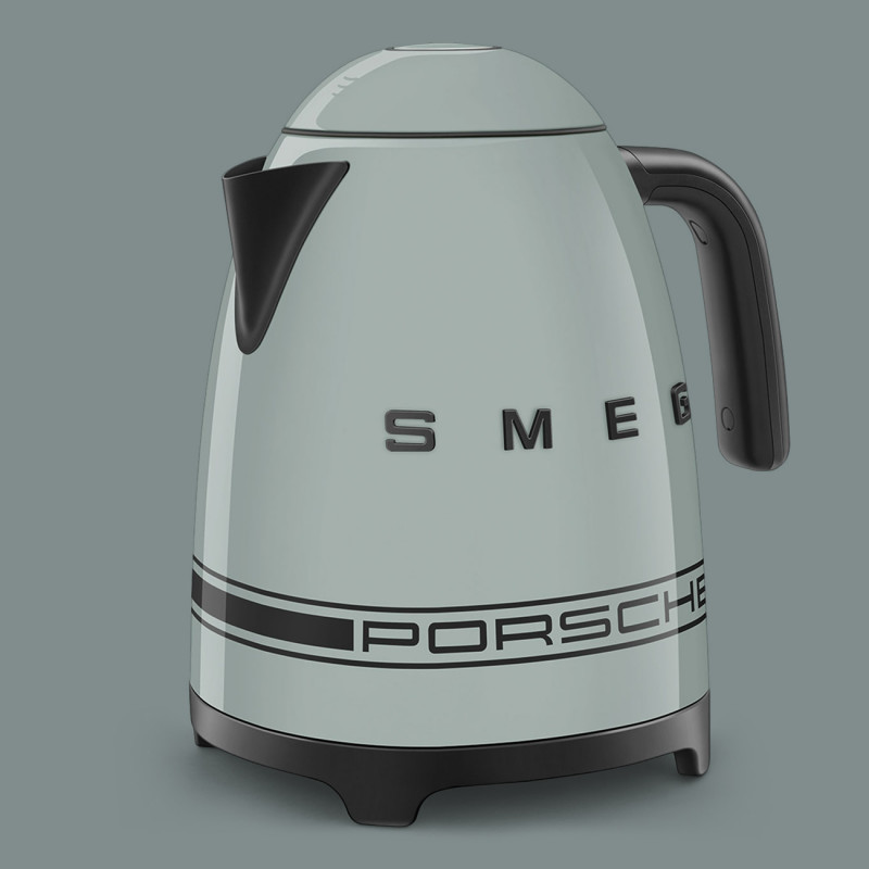 Ηλεκτρική κανάτα SMEG KLF03PSGEU, 2400 W, 1,7 λίτρα, βάση 360°, γυαλιστερό φινίρισμα, πράσινο