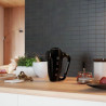 Χειροκίνητο μίξερ SMEG 50's Style HMF01BLEU, 250 W, 9 ταχύτητες, λειτουργία Turbo, κρυφή οθόνη LED, χρονοδιακόπτης, εξαρτήματα, μαύρο