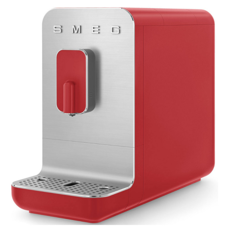 Μηχανή εσπρέσο SMEG Collezione BCC01RDMEU, 1350 W, 19 bar, 1,4 λίτρα, 8 λειτουργίες, ενσωματωμένος μύλος, κόκκινη