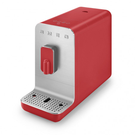 Μηχανή εσπρέσο SMEG Collezione BCC01RDMEU, 1350 W, 19 bar, 1,4 λίτρα, 8 λειτουργίες, ενσωματωμένος μύλος, κόκκινη