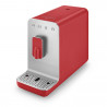 Μηχανή εσπρέσο SMEG Collezione BCC01RDMEU, 1350 W, 19 bar, 1,4 λίτρα, 8 λειτουργίες, ενσωματωμένος μύλος, κόκκινη