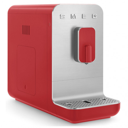 Μηχανή εσπρέσο SMEG Collezione BCC01RDMEU, 1350 W, 19 bar, 1,4 λίτρα, 8 λειτουργίες, ενσωματωμένος μύλος, κόκκινη