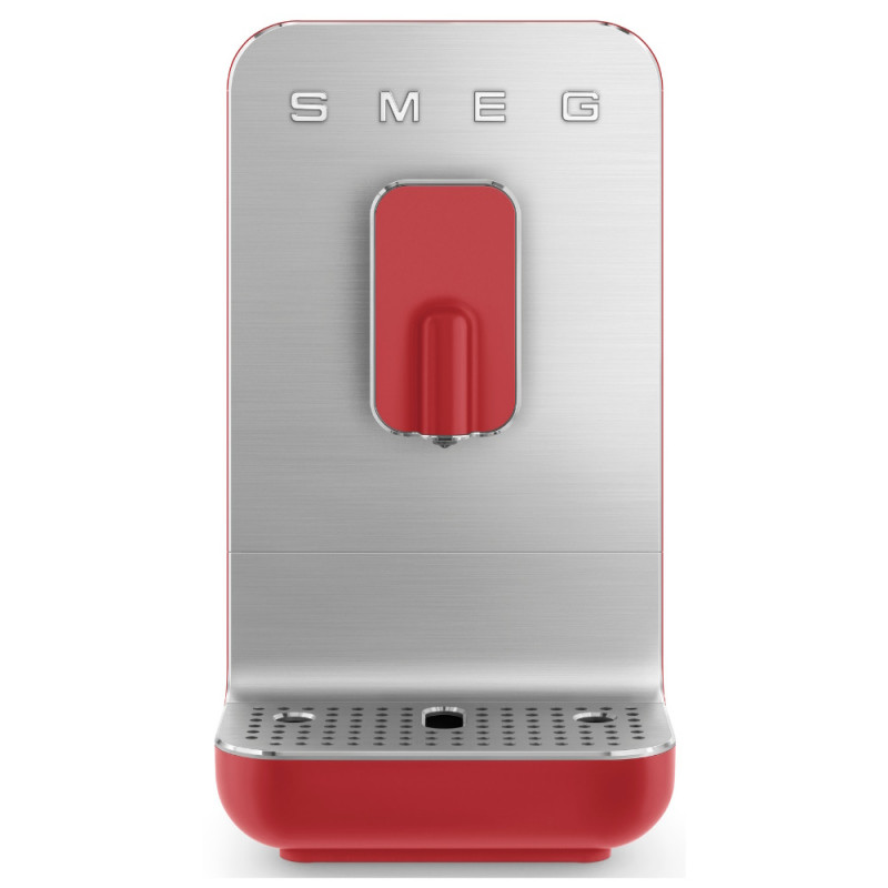 Μηχανή εσπρέσο SMEG Collezione BCC01RDMEU, 1350 W, 19 bar, 1,4 λίτρα, 8 λειτουργίες, ενσωματωμένος μύλος, κόκκινη
