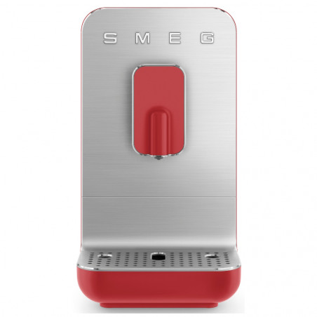 Μηχανή εσπρέσο SMEG Collezione BCC01RDMEU, 1350 W, 19 bar, 1,4 λίτρα, 8 λειτουργίες, ενσωματωμένος μύλος, κόκκινη