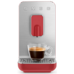 Μηχανή εσπρέσο SMEG Collezione BCC01RDMEU, 1350 W, 19 bar, 1,4 λίτρα, 8 λειτουργίες, ενσωματωμένος μύλος, κόκκινη
