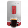 Μηχανή εσπρέσο SMEG Collezione BCC01RDMEU, 1350 W, 19 bar, 1,4 λίτρα, 8 λειτουργίες, ενσωματωμένος μύλος, κόκκινη