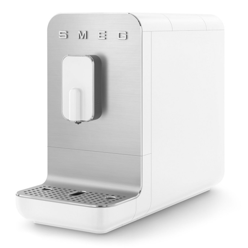 Μηχανή εσπρέσο SMEG Collezione BCC11WHMEU, 1350 W, 19 bar, 1,4 λίτρα, 8 λειτουργίες, ενσωματωμένος μύλος, λευκό