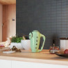 Χειροκίνητο μίξερ SMEG 50's Style HMF01PGEU, 250 W, 9 ταχύτητες, λειτουργία Turbo, κρυφή οθόνη LED, χρονοδιακόπτης, εξαρτήματα, πράσινο