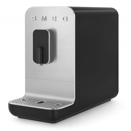 Μηχανή εσπρέσο SMEG Collezione BCC11BLMEU, 1350 W, 19 bar, 1,4 λίτρα, 8 λειτουργίες, Ενσωματωμένος μύλος, Μαύρο