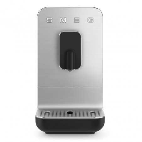 Μηχανή εσπρέσο SMEG Collezione BCC11BLMEU, 1350 W, 19 bar, 1,4 λίτρα, 8 λειτουργίες, Ενσωματωμένος μύλος, Μαύρο