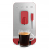 Μηχανή εσπρέσο SMEG Collezione BCC02RDMEU, 1350 W, 19 bar, 1,4 λίτρα, 8 λειτουργίες, Ενσωματωμένος μύλος, Ακροφύσιο ατμού, Κόκκινο
