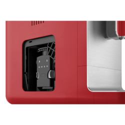 Μηχανή εσπρέσο SMEG Collezione BCC02RDMEU, 1350 W, 19 bar, 1,4 λίτρα, 8 λειτουργίες, Ενσωματωμένος μύλος, Ακροφύσιο ατμού, Κόκκινο