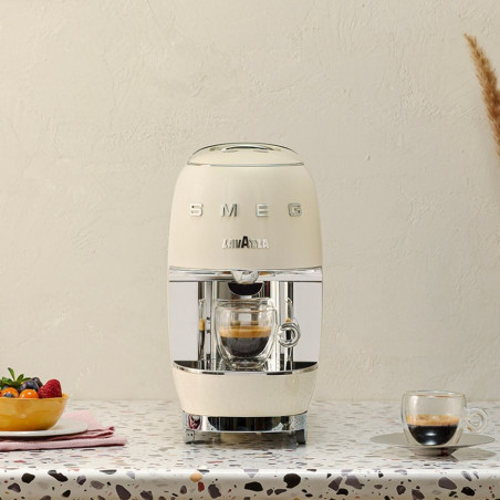 Μηχανή εσπρέσο με κάψουλες SMEG Lavazza A Modo Mio LM200, 1250 W, 10 bar, 0,9 λίτρα, γρήγορη θέρμανση, κρέμα