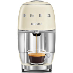Μηχανή εσπρέσο με κάψουλες SMEG Lavazza A Modo Mio LM200, 1250 W, 10 bar, 0,9 λίτρα, γρήγορη θέρμανση, κρέμα