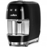 Μηχανή εσπρέσο με κάψουλες SMEG Lavazza A Modo Mio LM200, 1250 W, 10 bar, 0,9 λίτρα, γρήγορη θέρμανση, μαύρο