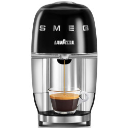 Μηχανή εσπρέσο με κάψουλες SMEG Lavazza A Modo Mio LM200, 1250 W, 10 bar, 0,9 λίτρα, γρήγορη θέρμανση, μαύρο