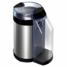 Καφετιέρα Oliver Voltz OV51172D, 130 W, Δοχείο για αλεσμένο καφέ 50 γρ., 2 φίλτρα για λεπτό και χοντρό καφέ, Μαύρο/Ασημί