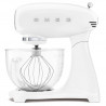 Μίξερ SMEG SMF15WHEU, 1000 W, 4,8 λίτρα, 10 ταχύτητες, Άμεση μετάδοση κίνησης, Αντιολισθητικά πόδια, Λευκό