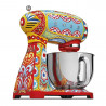 Μίξερ SMEG Dolce & Gabbana SMF03DGEU, 800 W, 4,8 λίτρα, 10 ταχύτητες, Λειτουργία ομαλής εκκίνησης, Αντιολισθητικά πόδια, Πολύχρωμο