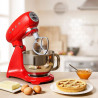 Μίξερ SMEG SMF03RDEU, 800 W, 4,8 λίτρα, 10 ταχύτητες, Λειτουργία ομαλής εκκίνησης, Αντιολισθητικά πόδια, Κόκκινο