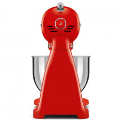 Μίξερ SMEG SMF03RDEU, 800 W, 4,8 λίτρα, 10 ταχύτητες, Λειτουργία ομαλής εκκίνησης, Αντιολισθητικά πόδια, Κόκκινο
