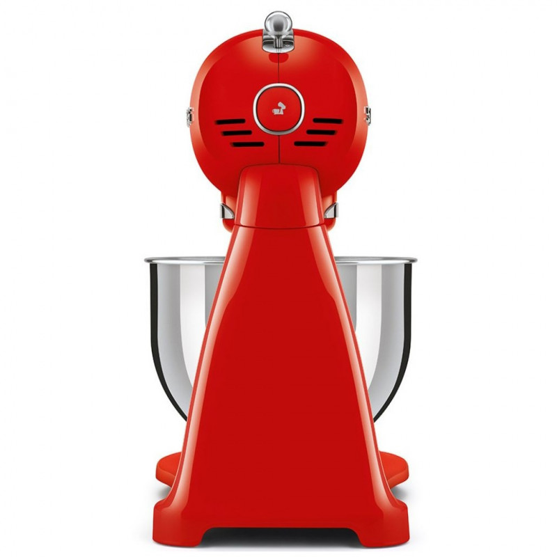 Μίξερ SMEG SMF03RDEU, 800 W, 4,8 λίτρα, 10 ταχύτητες, Λειτουργία ομαλής εκκίνησης, Αντιολισθητικά πόδια, Κόκκινο