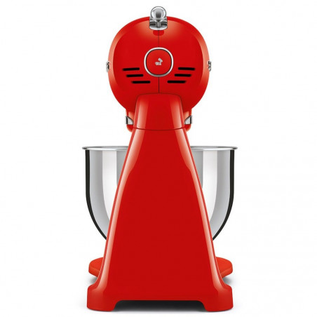 Μίξερ SMEG SMF03RDEU, 800 W, 4,8 λίτρα, 10 ταχύτητες, Λειτουργία ομαλής εκκίνησης, Αντιολισθητικά πόδια, Κόκκινο