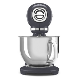 Μίξερ SMEG SMF03GREU, 800 W, 4,8 λίτρα, 10 ταχύτητες, Λειτουργία ομαλής εκκίνησης, Αντιολισθητικά πόδια, Γκρι
