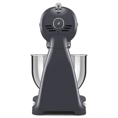 Μίξερ SMEG SMF03GREU, 800 W, 4,8 λίτρα, 10 ταχύτητες, Λειτουργία ομαλής εκκίνησης, Αντιολισθητικά πόδια, Γκρι