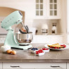 Μίξερ SMEG SMF03PGEU, 800 W, 4,8 λίτρα, 10 ταχύτητες, Λειτουργία ομαλής εκκίνησης, Αντιολισθητικά πόδια, Παστέλ πράσινο