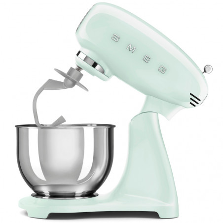 Μίξερ SMEG SMF03PGEU, 800 W, 4,8 λίτρα, 10 ταχύτητες, Λειτουργία ομαλής εκκίνησης, Αντιολισθητικά πόδια, Παστέλ πράσινο