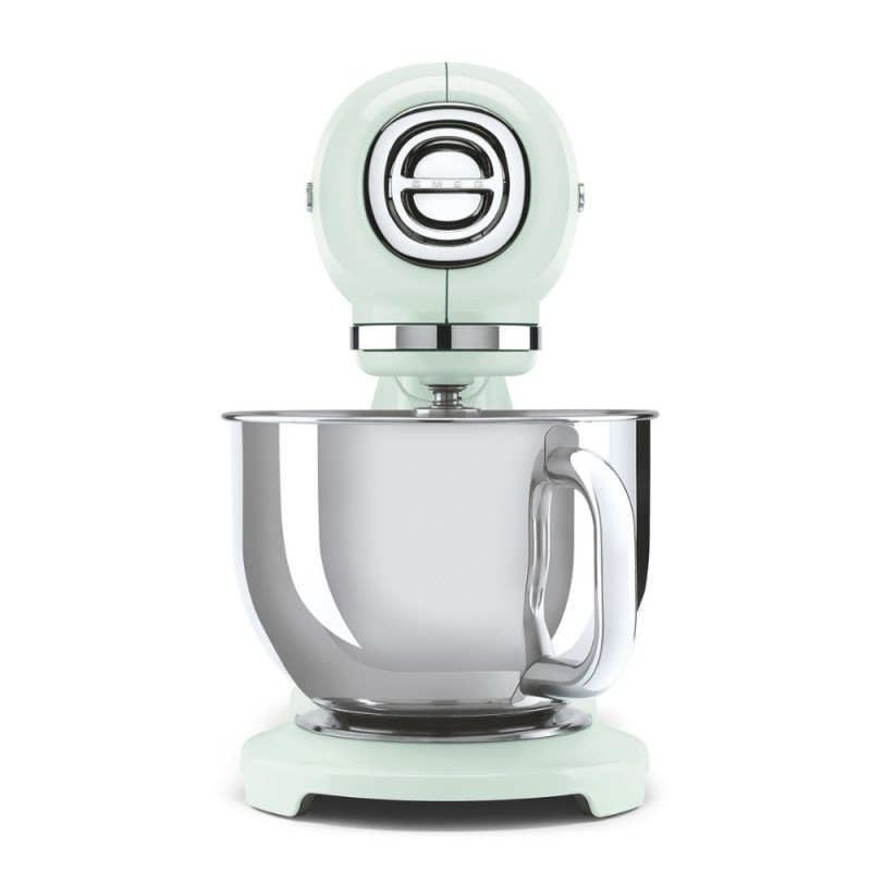 Μίξερ SMEG SMF03PGEU, 800 W, 4,8 λίτρα, 10 ταχύτητες, Λειτουργία ομαλής εκκίνησης, Αντιολισθητικά πόδια, Παστέλ πράσινο