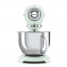 Μίξερ SMEG SMF03PGEU, 800 W, 4,8 λίτρα, 10 ταχύτητες, Λειτουργία ομαλής εκκίνησης, Αντιολισθητικά πόδια, Παστέλ πράσινο