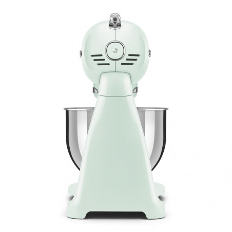 Μίξερ SMEG SMF03PGEU, 800 W, 4,8 λίτρα, 10 ταχύτητες, Λειτουργία ομαλής εκκίνησης, Αντιολισθητικά πόδια, Παστέλ πράσινο