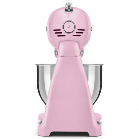 Μίξερ SMEG SMF03PKEU, 800 W, 4,8 λίτρα, 10 ταχύτητες, Λειτουργία ομαλής εκκίνησης, Αντιολισθητικά πόδια, Ροζ