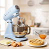 Μίξερ SMEG SMF03PBEU, 800 W, 4,8 λίτρα, 10 ταχύτητες, Λειτουργία ομαλής εκκίνησης, Αντιολισθητικά πόδια, Παστέλ μπλε