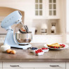 Μίξερ SMEG SMF03PBEU, 800 W, 4,8 λίτρα, 10 ταχύτητες, Λειτουργία ομαλής εκκίνησης, Αντιολισθητικά πόδια, Παστέλ μπλε
