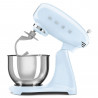 Μίξερ SMEG SMF03PBEU, 800 W, 4,8 λίτρα, 10 ταχύτητες, Λειτουργία ομαλής εκκίνησης, Αντιολισθητικά πόδια, Παστέλ μπλε