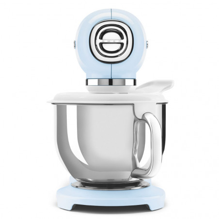 Μίξερ SMEG SMF03PBEU, 800 W, 4,8 λίτρα, 10 ταχύτητες, Λειτουργία ομαλής εκκίνησης, Αντιολισθητικά πόδια, Παστέλ μπλε