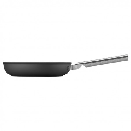 Τηγάνι SMEG FPF2002BLM, 1,5 λ, Ø20 εκ., Κεραμική αντικολλητική επίστρωση, Έως 250 °C, Χωρίς PFAS, Για επαγωγικές εστίες, Μαύρο