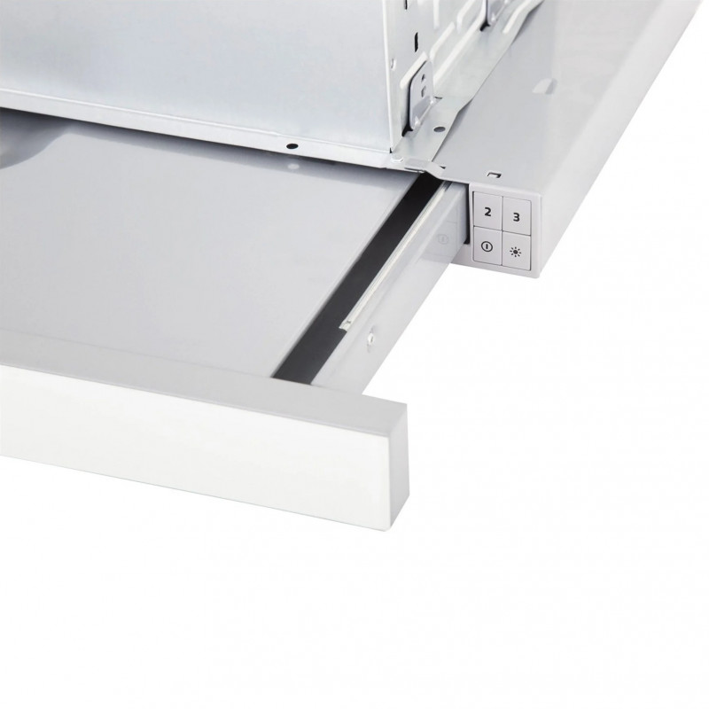 Εντοιχισμένος απορροφητήρας Elica Elite 14 Lux GRVTWH 60, 121 W, 60 εκ., Κατηγορία D, 304 μ3/ώρα, φωτισμός LED, Γκρι/Λευκό