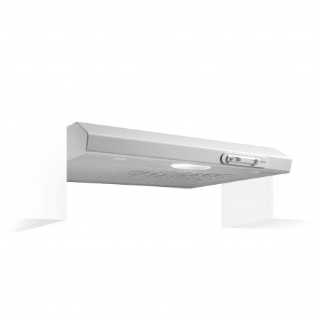 Απορροφητήρας Elica Verve WH 60, 52 W, 60 εκ., Κατηγορία C, 205 μ3/ώρα, φωτισμός LED, Λευκό
