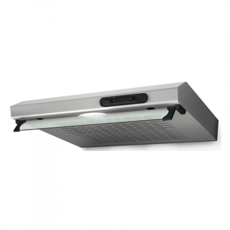 Απορροφητήρας Elica Verve Lux IX 60, 52 W, 60 εκ., Κατηγορία C, 205 μ3/ώρα, φωτισμός LED, ανοξείδωτο