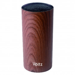 Θήκη για μαχαίρια Oliver Voltz OV51645AW, κυλινδρική, 11×22 εκ., από ξύλο