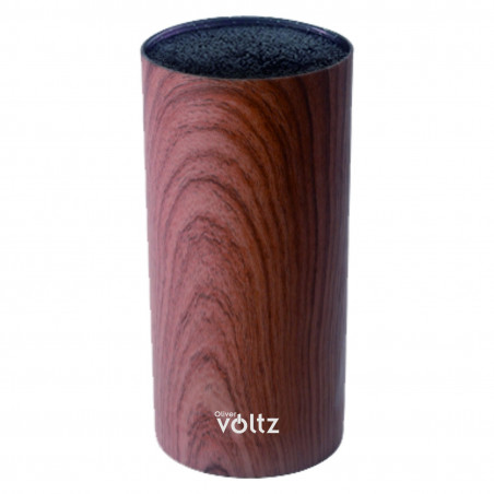 Θήκη για μαχαίρια Oliver Voltz OV51645AW, κυλινδρική, 11×22 εκ., από ξύλο