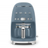 Καφετιέρα Smeg DCF02SBMEU, 1050 W, 1,4 λίτρα, Κανάτα 1,25 λίτρα, Έως 10 φλιτζάνια, Σύστημα προστασίας από το βράσιμο, Μπλε χρώμα