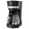 Καφετιέρα Oliver Voltz OV51170WN, 600 W, 1,25 λ, Σύστημα κατά της στάγδην, Διαφανής δεξαμενή νερού, Μαύρо
