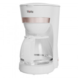 Καφετιέρα Oliver Voltz OV51170WN, 600 W, 1,25 λ, Σύστημα κατά της στάγδην, Διαφανής δεξαμενή νερού, Μαύρο